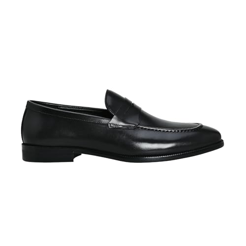 Men's Classic Oxford Leather Dress Shoes for Men Genuine Leather Breathable Slip-On Loafers2