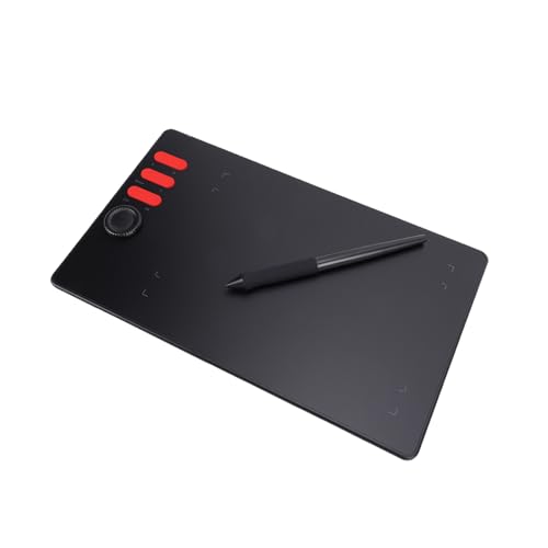 Tableta digitalizadora Focket, área activa, 16384 niveles de sensibilidad a la presión, stylus sin batería, 6 teclas hotkey personalizables para PC y Mac, modelo Q5 miniatura 5