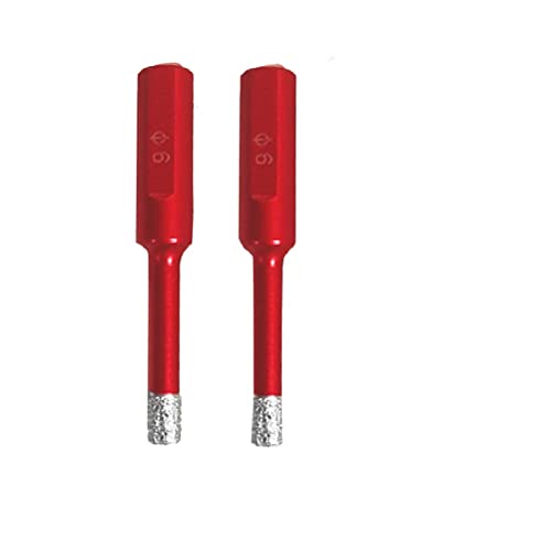 Broca Diamante 6 mm para Cerámica y Mármol 2 Piezas miniatura 1
