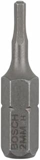 Bosch Professional Bit Extra-Hart für Innensechskant-Schrauben (HEX2, Länge: 25 mm, 3 Stück), 2607001718