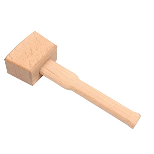 OSALADI Sturdy Wooden Mallet for DIY Woodworking Hand Tool Carving Hammer Carpenter's Mallet