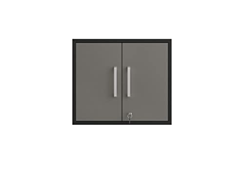 Image of Manhattan Comfort Eiffel Garage Cabinets and Storage System, Set of 5, Grey