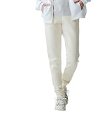 [ニッセン] ロングパンツ レディース メッシュダンボールジョガーパンツ（吸汗速乾・UVカット） 大きいサイズ有 ラテホワイト L