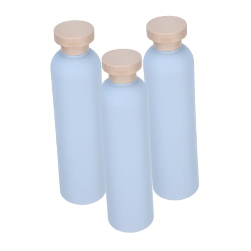 Beaupretty 3 Piezas Botellas de Viaje para Champú de Envases Vacíos con Tapa Abatible Prueba de Fugas Dispensadores Plásticos para Loción y Gel de Baño Diseño Ligero y Práctico para Baño y