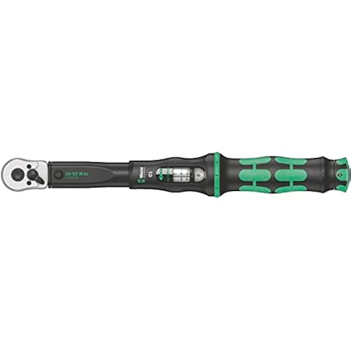 Wera 05075620001 CLICK-TORQUE C 1 TORQUE WRENCH WITH REVERSIBLE RATCHET 10-50 NM 1/2" X 10-50 NM
