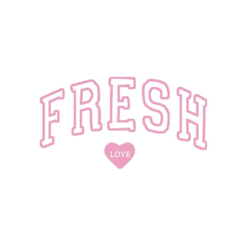 Oversized Hoodies for Women Men Fresh Love Pink Letter Graphic Drawstring Pocket Hooded Sweatshirt Comfort Hoodie2