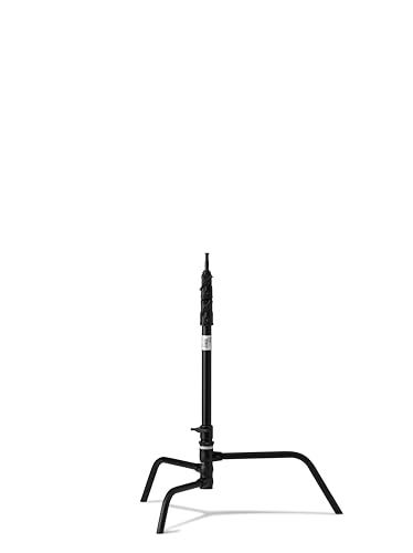 Kupo 20" C-Stand Turtle Base Professional Grip Stand with Detachable Base, Two Riser/Three Section Design, Heavy-Duty Steel Construction, Black (KS704211)