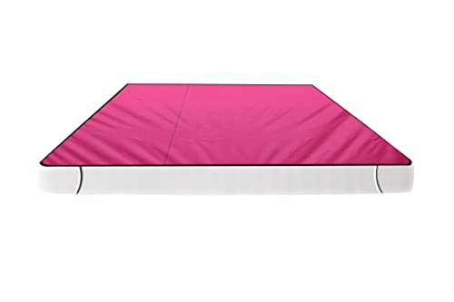 Image of The Furnishing Tree Mattress Protector /Waterproof Bedsheet Size WxL 36x78 inches Single Bed One Unit Polyester Pink
