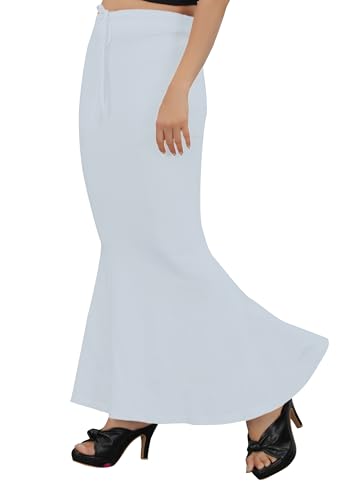 Image of Lycra Spandex Saree Shapewear Petticoat for Women, Stretchable Saree Shaper Petticoat Inskirt, Shape wear Dress for Saree, Skirts