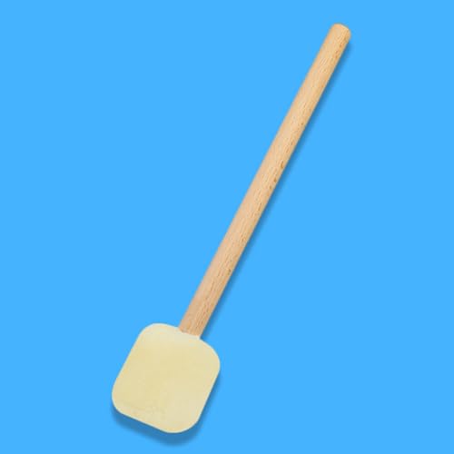 Baquetas BESPORTBLE de fieltro para batería y percusión, mango de haya, 2 piezas, para bombo y jazz miniatura 7