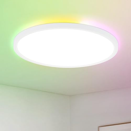 CBJKTX 36W Deckenlampe LED Deckenleuchte Farbwechsel - Dimmbar...