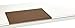 Produktbild Luxentury Schreibtischunterlage Schreibunterlage Leder Kantenschutz: 68x49 cm Echtleder abgewinkelt Auflage braun rutschfest für Büro, UBO680490