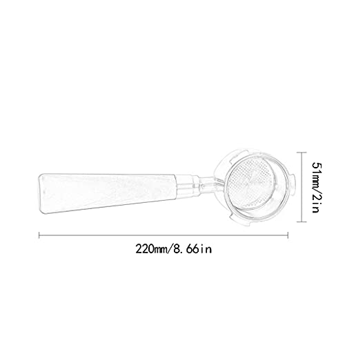Compatible Con Portafiltros Bottomless Naked Máquina de café de 51 mm, compatible con Delong EC680 / EC685, Mango de… - Imagen 3