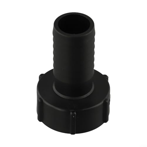 Connettore in plastica per serbatoi d'acqua IBC, adattatore per tubo flessibile da 38 mm per pompe antincendio e uso agricolo