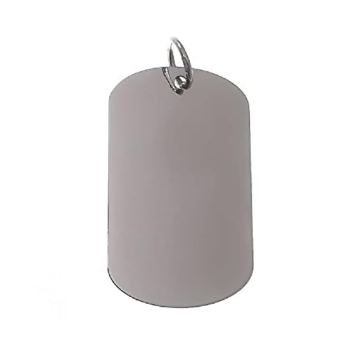 Inmaculada Romero IR Plaque pendentif Sterling militaire de collapant argenté 925m Lisa 36 mm. Unisexe - Personnalisable - Enregistrement inclus dans le prix