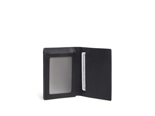 TUMI - Nassau L-Fold - Card Holder Wallet for Men & Women - With ID Window - Nappa Leather Material -Embossed Black3