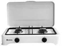 Meireles H 500 W hobs - Placa (Mesa, Gas, Acero inoxidable, Giratorio, 51 cm, 28 cm) Color blanco