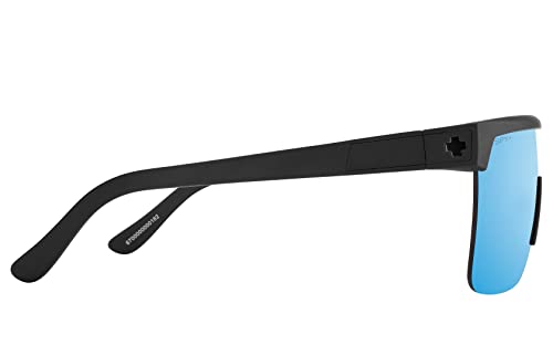 SPY Flynn 5050 Matte Black - Happy Boost Polar Ice Blue Mirror4
