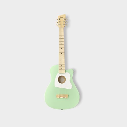 Image of Loog Pro 6 Acoustic kids real guitar for Beginners Compact size Ages 9+ Learning app and Lessons included