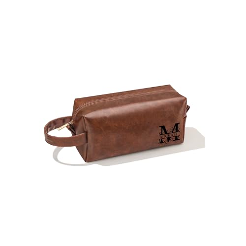 Michael Anniversary Birthday Gifts for Husband Dad from Wife Daughter, Christmas Valentines Fathers Day Ideas Mens Gifts for Him Husband Brother Dad Grandpa Toiletry Bag for Men