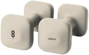 WeGym SafeGrip Square Dumbbells with Anti Slip Handles, Aesthetic Free Weights for Home Workouts, Stable Design Prevents Rolling during Floor Exercises 20
