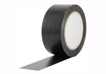ELA's Floor Marking Tape Black 4 Inch 96mmx25metres - 1 Roll