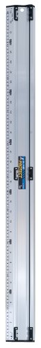 Règle de coupe en aluminium Shinwa Sokutei Cutter PROTECT 1m 65066 pour traçage