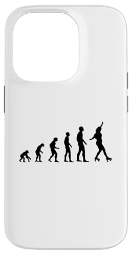 Evolution Roller Skates Woman Humour Roller Skates Girl Gift Idea Case for iPhone 14 Pro