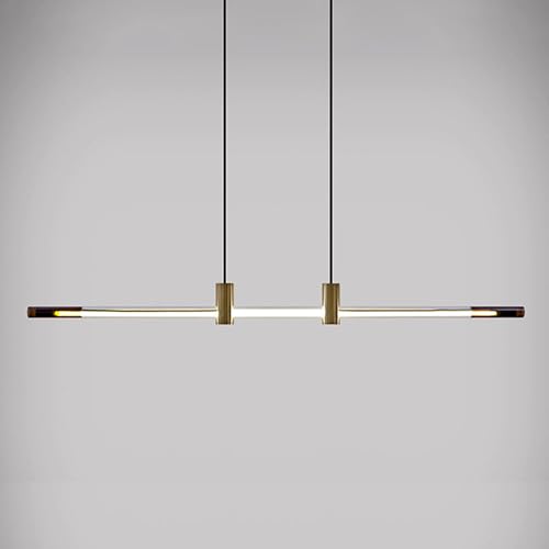 Lustre en verre LED linéaire pour en finir avec les zones d'ombre