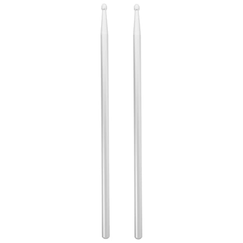 Baquetas metálicas de aluminio para práctica, color plata miniatura 1