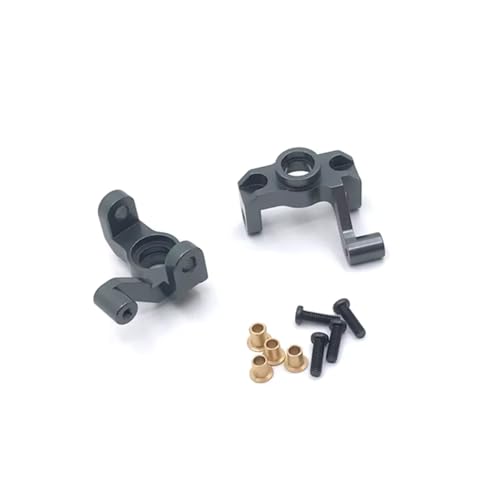 Coupelle direction avant aluminium titanium pour upgrade train avant WLtoys