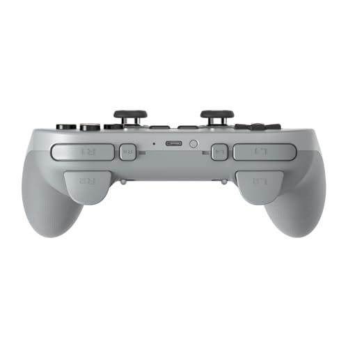undefined 8BitDo Pro 3 BluetoothコントローラーSwitch/Switch 2用-TMRジョイスティック、交換可能なABXYボタン、プロ仕様のバックボタン、充電ドック、ホールエフェクトトリガー、Windows、Apple、SteamOS、Androidに対応(Gray) の商品画像 2
