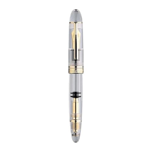 Stylo transparent n8 anti-fuite à piston en cuivre pour calligraphie sans taches