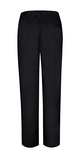 Image of Bienzoe Boys School Uniform Pants: Kids Stretch Polyester Adjustable Waist Dress Pant