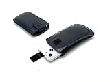 Premium Handy Tasche Universal Einsteckhülle Smartphone Etui Hülle Schutz Hülle Holster Sleeve schwarz für u.a. Apple iPhone 12 Mini / 13 Mini, Nokia 230 (2024) / Nokia 5310 (2024)