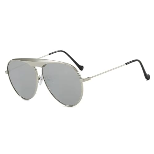 Lunettes de soleil rétro à verres dégradés avec des finitions de style punk