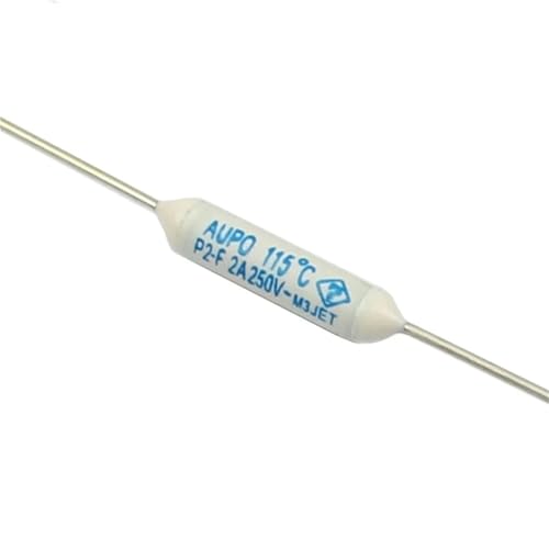 Fusible thermique axial 115°C 2A P2-F pour réparation et maintenance électronique