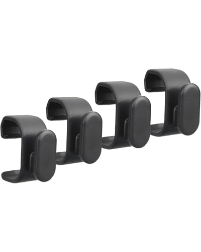 4-Pack Tool Hooks for Weber Grills Grill Tool Holder for Weber Slate Griddle Grill Accessories for 3400519 Weber Works Side Rail Barbecue Utensils Outdoor Hanging
