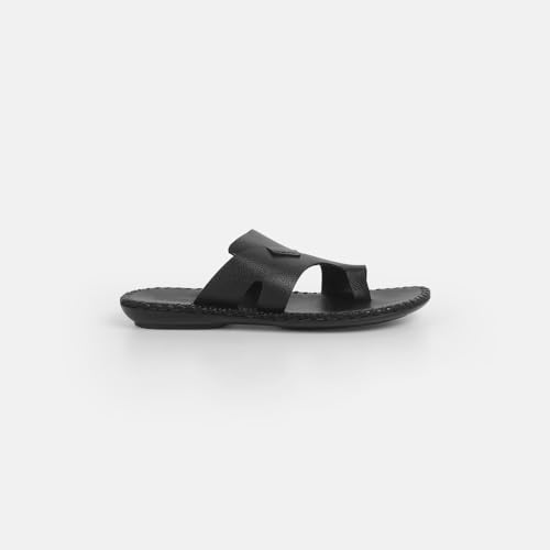 Image of Mochi Men's Faux Leather Stylish Toe Ring Slipper