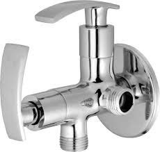 SBD 2 Way Faucet Chrome Plated Brass Tap (Silver)