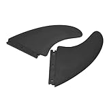 DESIGN A DOPPIA PINNA: questo paio di pinne si trova su entrambi i lati della coda della tavola da surf, rendendo la tavola da surf più stabile