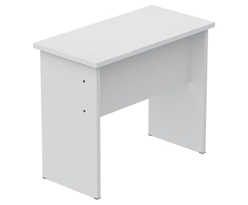 Mahmayi Limited Edition Writing Table, Modern Study Desk for Offices and Home, Schools, Laptop, PC, Computer Workstation - White