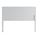 EMMA + OLIVER Omar Queen Size Wooden Headboard Only, Four Panel Headboard in White