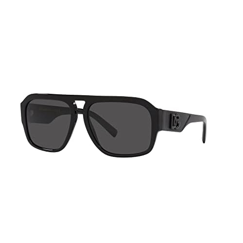 Dolce & Gabbana Gafas de Sol DG 4403 Shiny Black/Grey 58/16/140 hombre