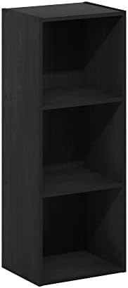 Furinno Luder 5-Tier Reversible Color Open Shelf Bookcase, White