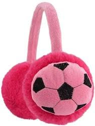 Kids Winter Earmuffs, Soft Fleece, Warm, Stylish Soccer Design -Color option available