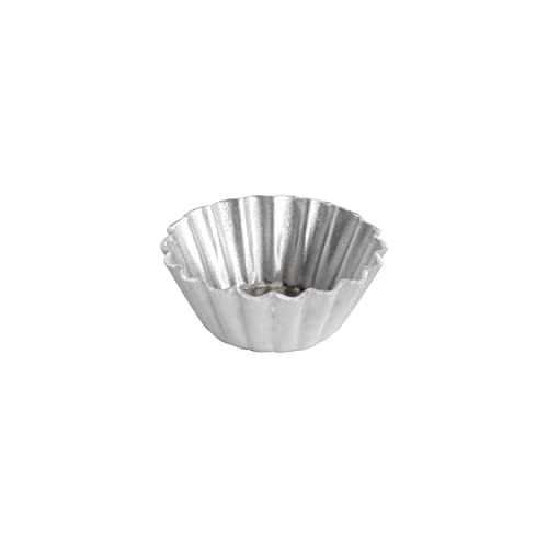 Fat Daddio's PMTH-2 Natural Aluminum Mini Tartlet Pan, 2 x 0.9 Inch #1