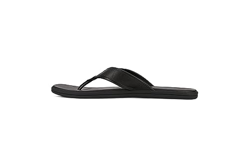 HORSE Men’s Premium Leather, Molded footbed Flip Flop Sandals, Comfort Fit, Marengo4