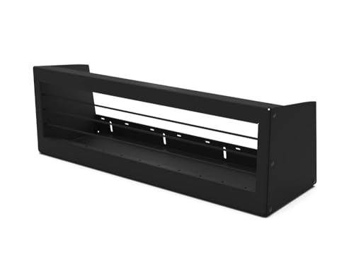 Flatline Van Co. 36" Open Face Upper Cabinet for 2015-2026 Ford Transit High Roof and Mid Roof Vans | Keeps Your Gear Accessible & Secure | Aluminum Design | Bungee Cords Included | Powder Coated