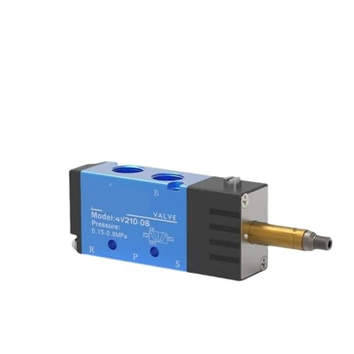 Válvula solenoide 4V210-08 soluciona pérdidas de presión con sus conectores rápidos de 8mm 2